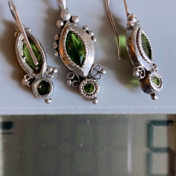 Silver Pendant with matching earrings Vintage - Picture 3 of 5